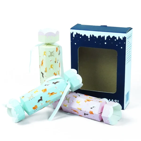 No Snap Cracker Box with PET Window