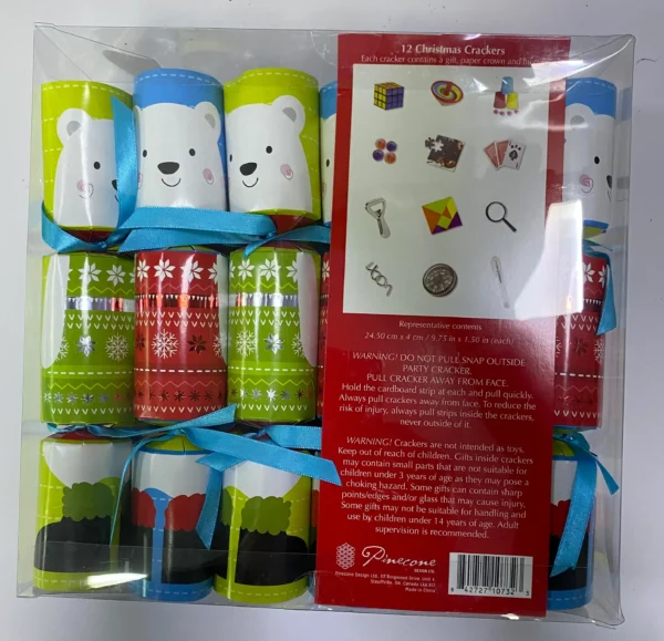 Santa Claus Snowman Christmas crackers