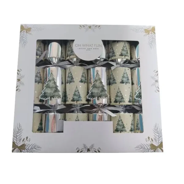 custom Christmas crackers with tree